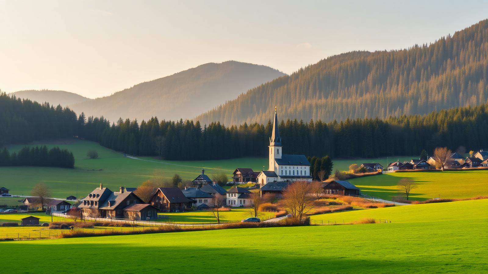 Glasfaser-Lichtsignale über Lanzenkirchen südlich von Wiener Neustadt