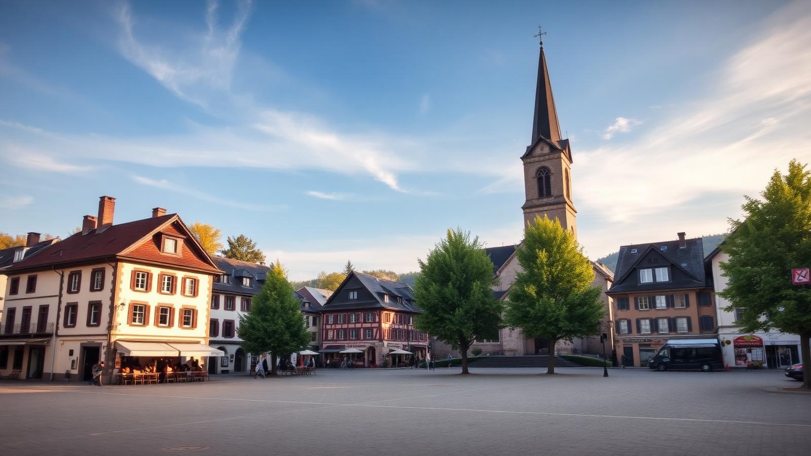 Glasfaser-Lichtsignale über Sollenau im Steinfeld