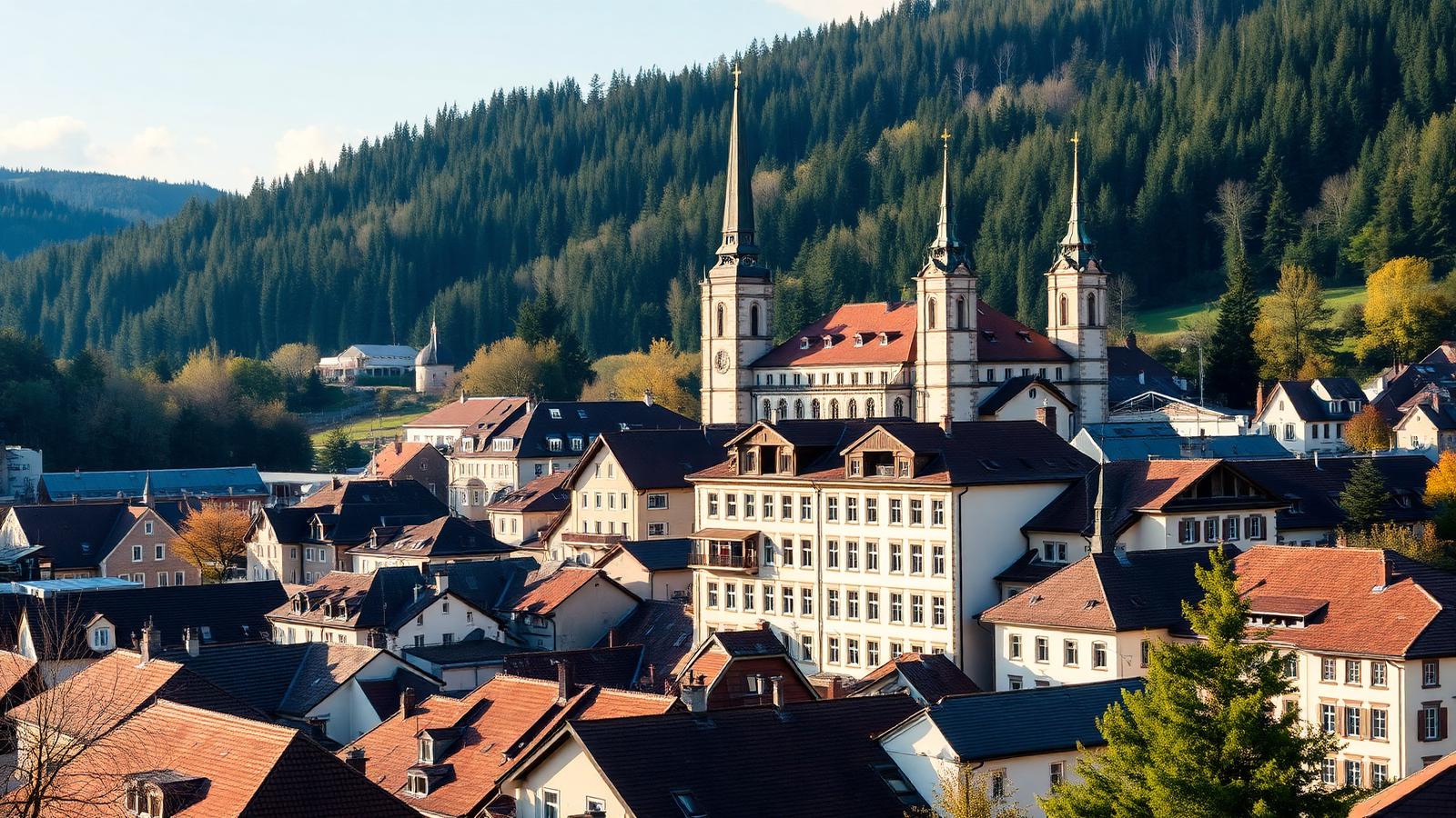 Glasfaser-Lichtsignale über Berndorf im Triestingtal