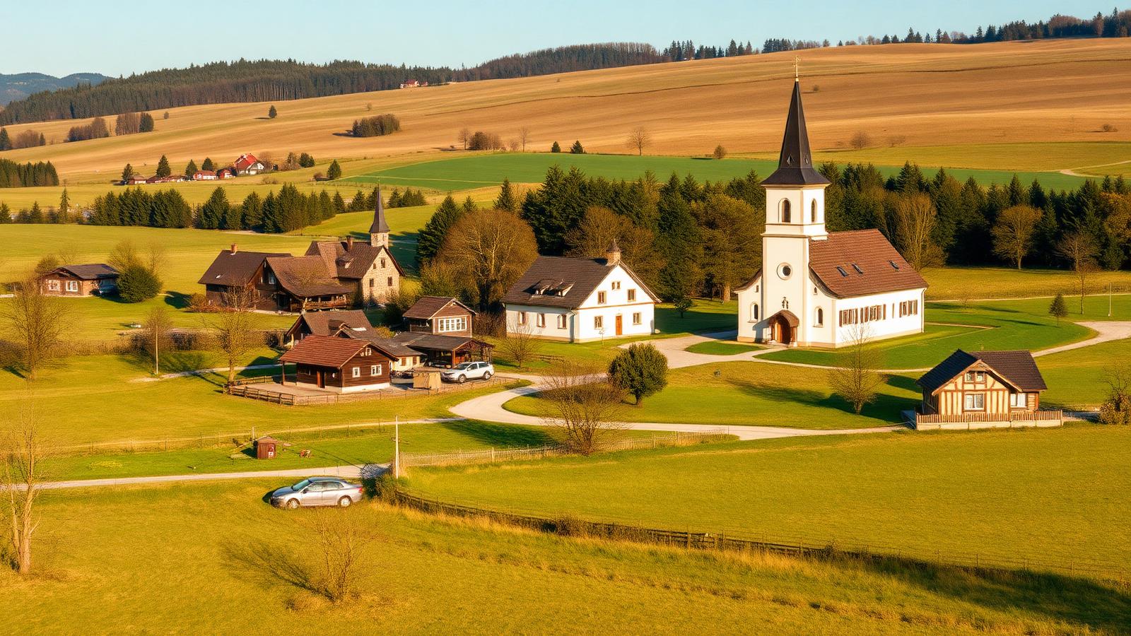 Glasfaser-Lichtsignale über Matzendorf-Hölles im Steinfeld