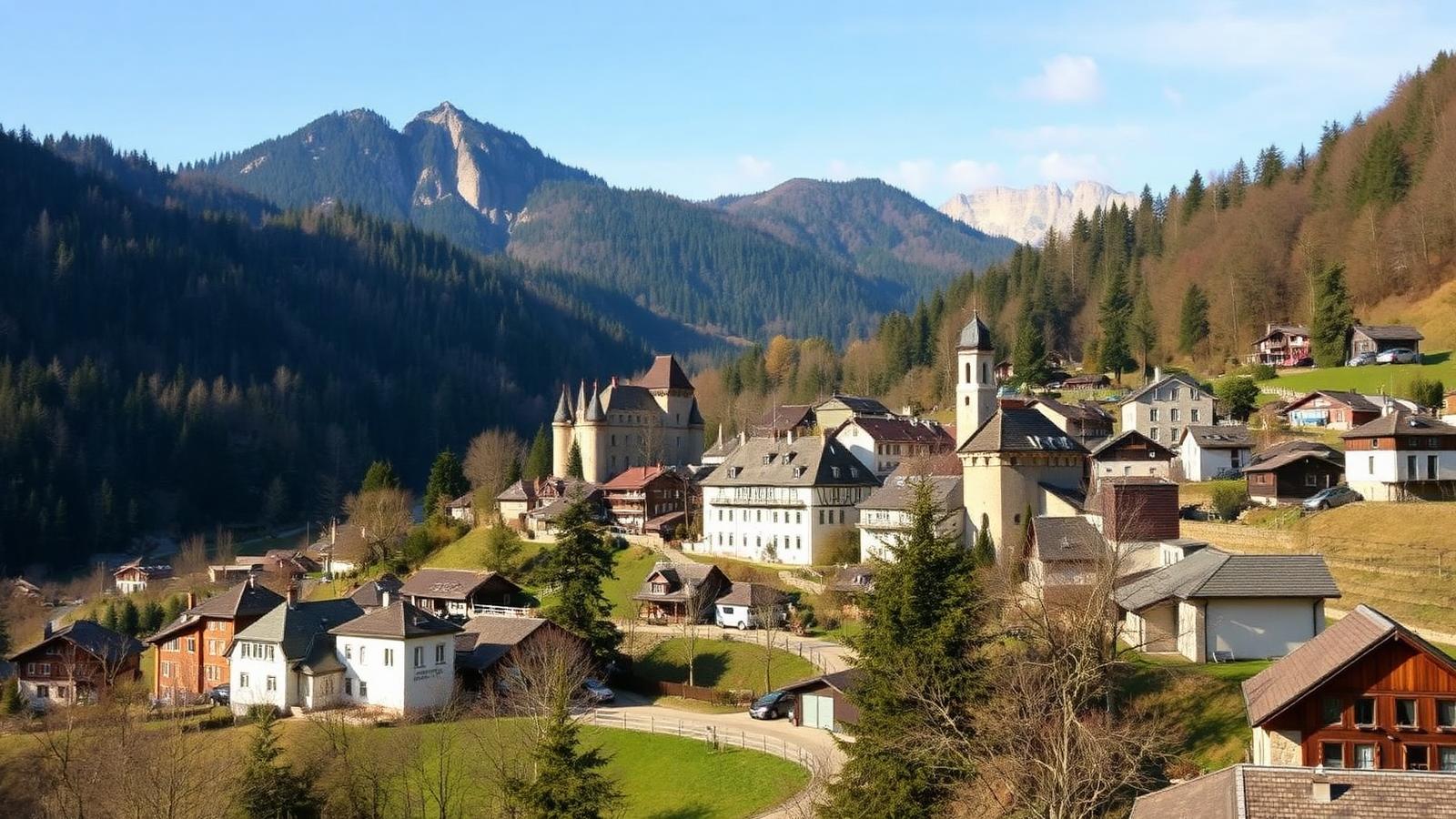 Glasfaser-Lichtsignale über Reichenau an der Rax im Raxgebiet