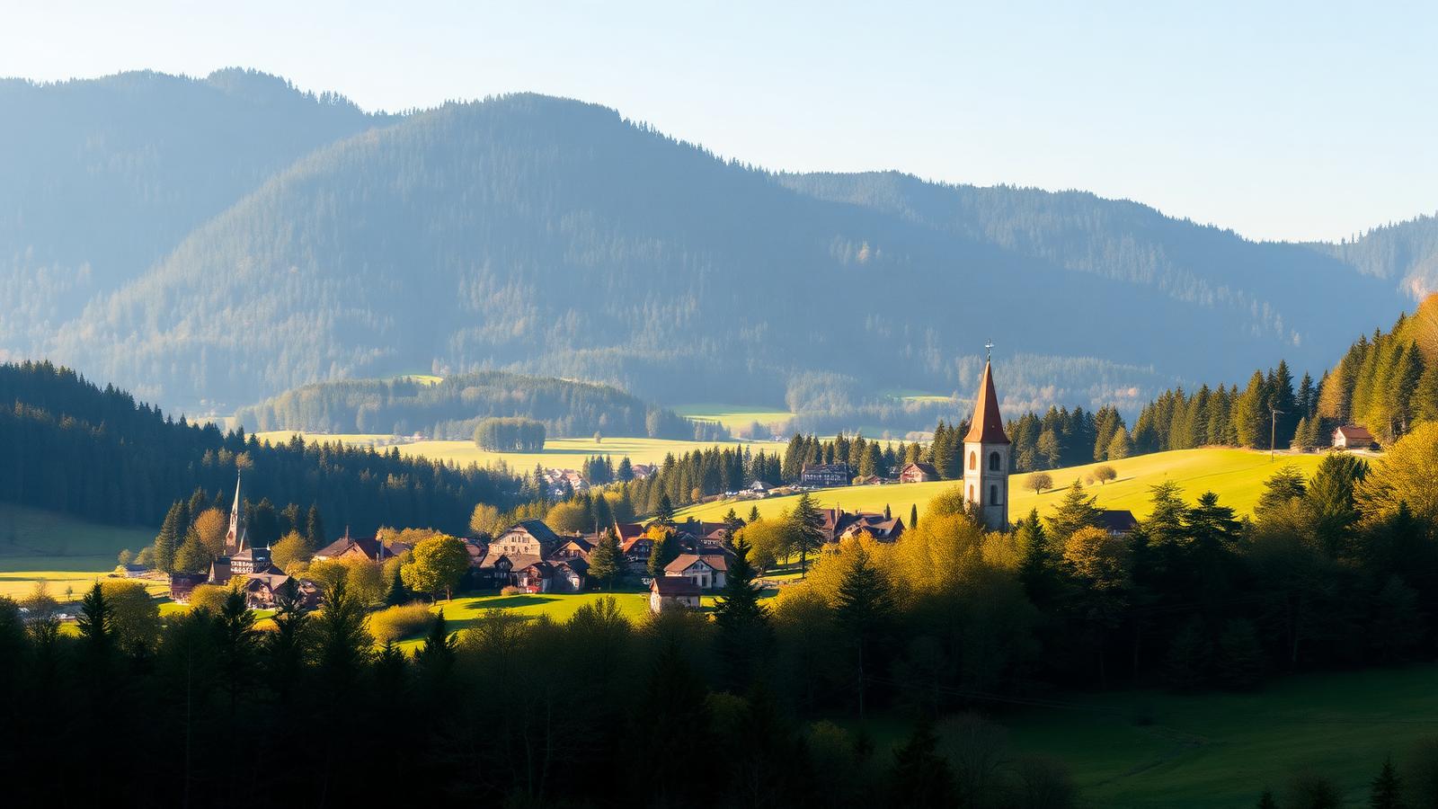 Glasfaser-Lichtsignale über Breitenau am Rand des Steinfeldes